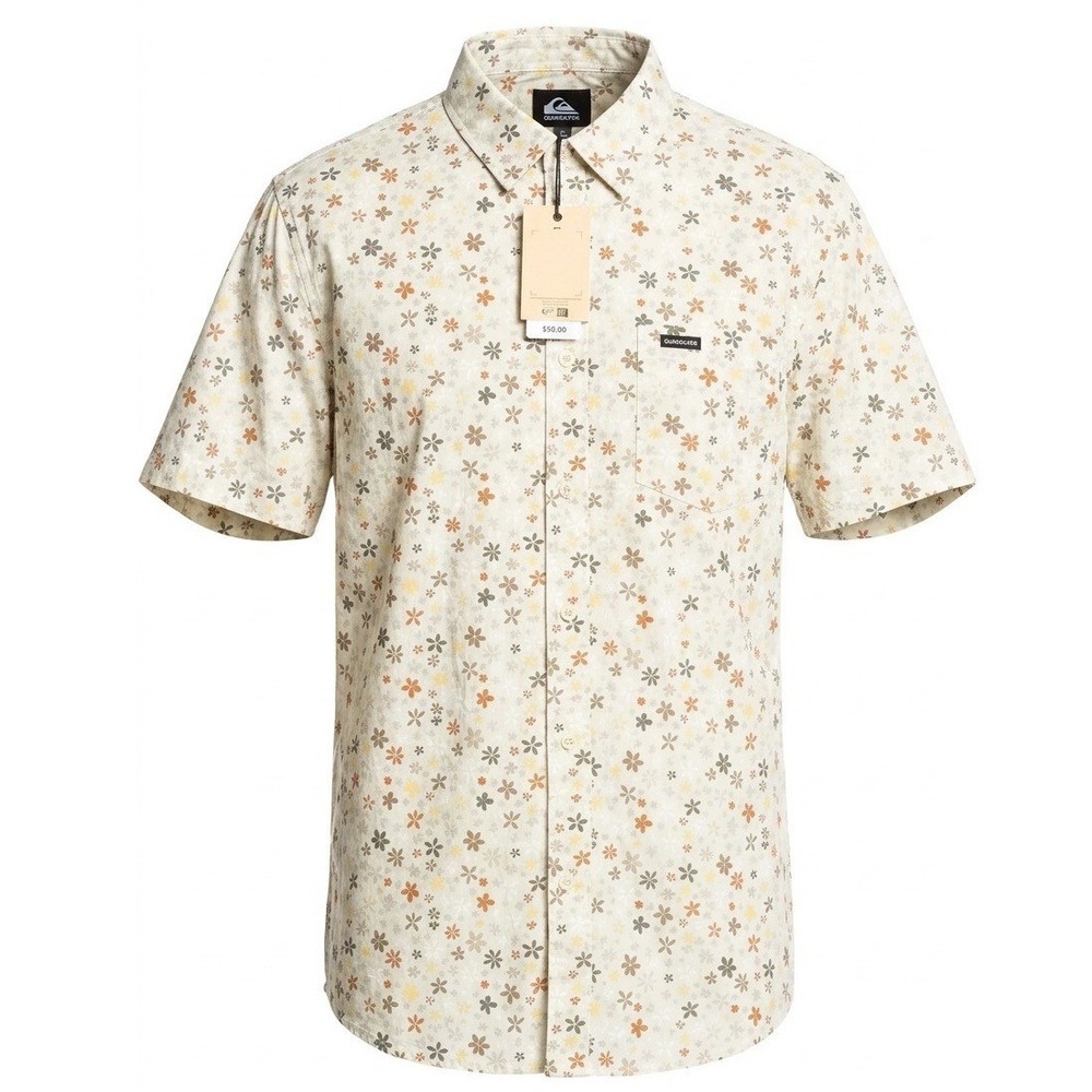 Quiksilver Mens Moonstruck Floral Short Sleeve Button Down Shirt QSM35SW214 S